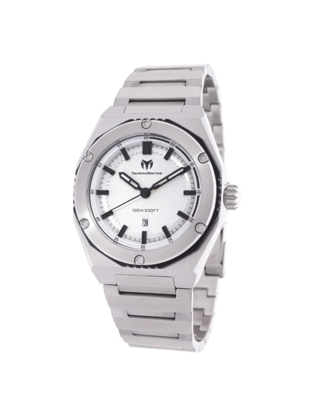 NWT Technomarine CORAL Quartz Silver Dial Men's Watch